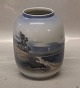 140-2-94 Lyngby Vase Seashape Scenery 16.5 cm Lyngby Porcelæn 
